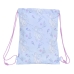 Saco Mochila com Cordas Frozen Believe Lilás