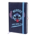 Caderno de Notas Stitch 199405 Azul A5