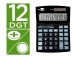 Calculator Liderpapel XF29 Black Plastic