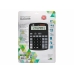 Calculator Liderpapel XF39 Black Plastic