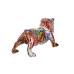 Dekorativ figur Home ESPRIT Multifarvet Hund 25,5 x 12 x 13,5 cm