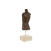 Okrasna Figura Home ESPRIT Bela Svetlo rjava Doprsni kip 9,5 x 8 x 31 cm (2 kosov)