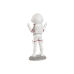 Dekorativ figur Home ESPRIT Blå Hvid Rød Dame Astronaut kvinde 9 x 7 x 20 cm (2 enheder)
