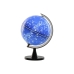 Земной глобус Home ESPRIT Чёрный Тёмно Синий PVC 21 x 20 x 31 cm