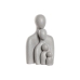 Figura Decorativa Home ESPRIT Cinzento Família 19 x 19 x 30 cm (4 Peças)