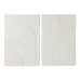 Wanddekoration Home ESPRIT Weiß Moderne 80 x 5 x 120 cm (2 Stück)