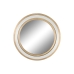 Nástěnné zrcadlo Home ESPRIT Bílý Zlatá Sklo Železo 108 x 5,5 x 108 cm
