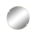 Espelho de parede Home ESPRIT Dourado Cristal Ferro 122 x 4 x 122 cm