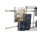 Sienu dekors DKD Home Decor Zils Balts Bronza Abstrakts Moderns 110 x 6,4 x 68 cm