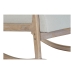 Fotelis DKD Home Decor Rusvai gelsva Natūralus Kaučiukmedžio mediena Sixties 66 x 85 x 81 cm