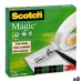 Cinta Adhesiva Scotch Magic 810 Transparente 25 mm x 66 m (9 Unidades)