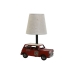 Lampada da tavolo Home ESPRIT Bianco Rosso Lino Metallo 20 x 14 x 27 cm