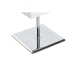Asztali lámpa Home ESPRIT Fehér Ezüst színű Polietilén Vas 50 W 220 V 15 x 15 x 43 cm