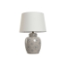 Bordlampe Home ESPRIT Hvid Beige Keramik 50 W 220 V 43,5 x 43,5 x 61 cm