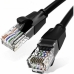 UTP категория 6 твърд мрежови кабел Vention IBEBK Черен 8 m