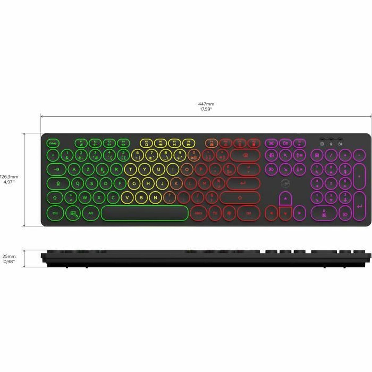 Teclado Mobility Lab AZERTY Preto