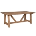 Jedálenský stôl Home ESPRIT Prírodná Drevo 200 x 100 x 75 cm