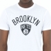 Ανδρική Μπλούζα με Κοντό Μανίκι New Era NOS NBA BRONET 60416753 Λευκό