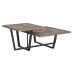 Centre Table Home ESPRIT Black Natural Metal Fir wood 118 x 78 x 45 cm