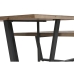 Olohuoneen pöytä Home ESPRIT Musta Luonnollinen Metalli Kuusi 118 x 78 x 45 cm