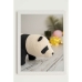 Paveikslas Crochetts Spalvotas 33 x 43 x 2 cm Panda