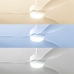 Вентилатор за Таван с LED Светлина и 3 Перки ABS Flaled InnovaGoods Бял 36 W