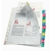 Καλύπτει Esselte Index Pockets 12 Φύλλα πολυπροπυλένιο Διαφανές A4 (x10)
