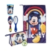 Bērnu Higiēnas Preču Komplekts Ceļojumiem Mickey Mouse Zils (23 x 16 x 7 cm) (4 pcs)