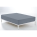 Fitted sheet Alexandra House Living Steel Grey 105 x 200 cm