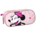 Kaksilokeroinen laukkku Minnie Mouse Pinkki 22,5 x 8 x 10 cm