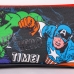 Tredobbelt bæretaske The Avengers Multifarvet 22,5 x 2,5 x 11,5 cm