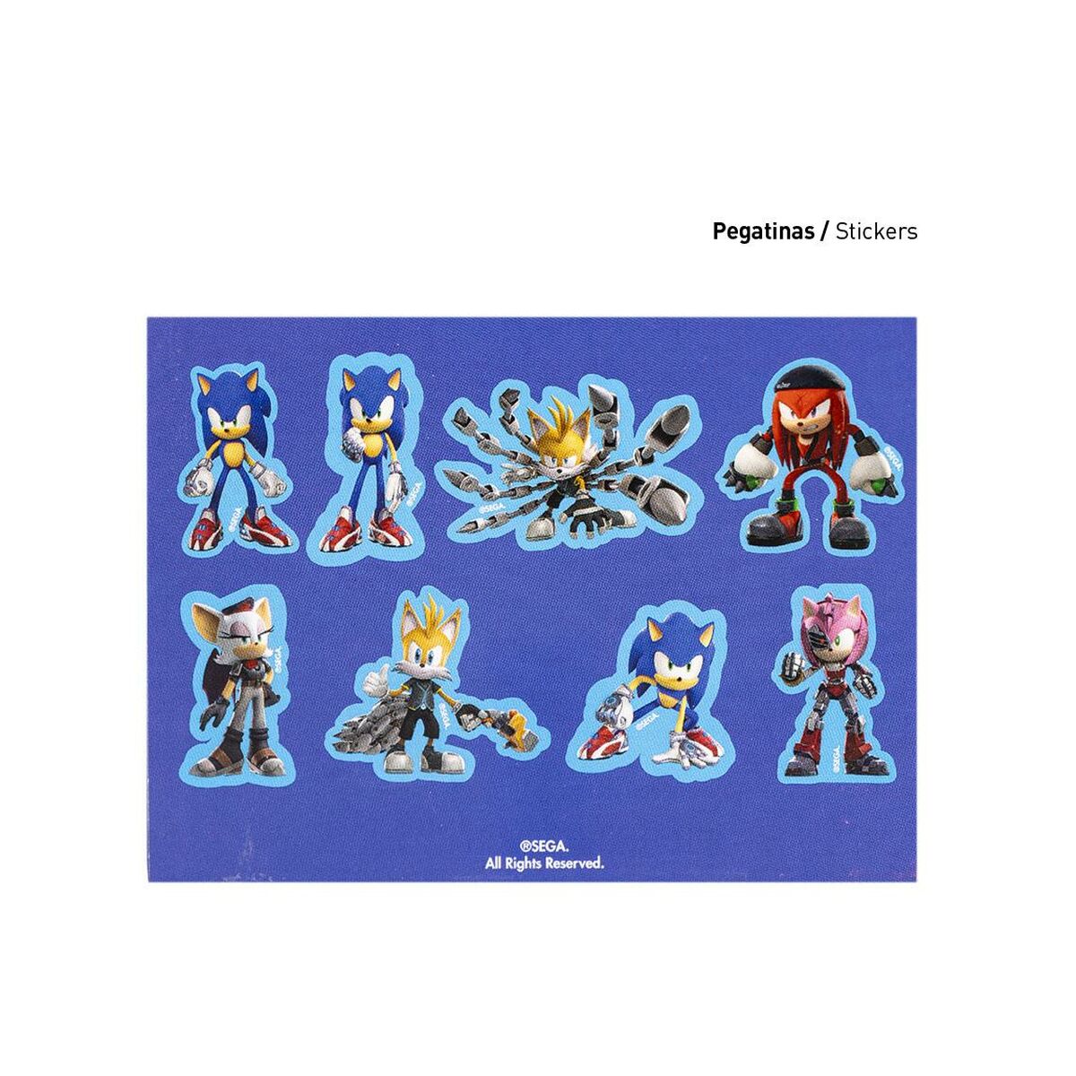 Set de Papelaria Sonic Roxo