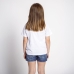 Kurzarm-T-Shirt für Kinder Stitch Weiß