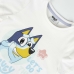 Camisola de Manga Curta Infantil Bluey Branco