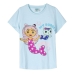 Camiseta de Manga Corta Infantil Gabby's Dollhouse Turquesa
