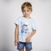 Barn T-shirt med kortärm Stitch Ljusblå