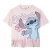 Barn T-shirt med kortärm Stitch Blå