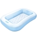 Dětský bazének Intex Obdélníkový Modrý Bílý 90 L 166 x 25 x 100 cm (6 kusů)