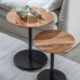 Side table Natural Black 50 x 50 x 60 cm