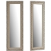 Sienas spogulis Balts Koks Stikls 45,5 x 136 x 1,5 cm (2 gb.)