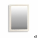 Nástěnné zrcadlo Canada Bílý 60 x 80 x 2 cm (2 kusů)