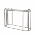 Konsol DKD Home Decor Silvrig Metall Glas 115,5 x 36,5 x 78 cm