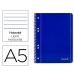 Notatnik Liderpapel BJ04 Niebieski A5 80 Kartki