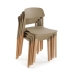 Stuhl Versa Beige 45 x 76 x 42 cm (4 Stück)
