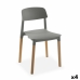 Kėdė Versa Pilka 45 x 76 x 42 cm (4 vnt.)