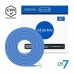 Cablu de Rețea Rigid FTP Categoria 7 Aisens AWG23 Albastru 100 m