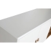 Tálalószekrény Home ESPRIT Fehér Természetes 180 x 40 x 75 cm