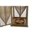 Latarnia DKD Home Decor Kuldne Metall 16,5 x 16,5 x 50 cm Taime leht