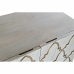 Dientafel DKD Home Decor Wit 177 x 45 x 75 cm Gouden Mangohout