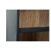 Полка DKD Home Decor Чёрный Натуральный Железо ясень 98 x 36 x 200 cm
